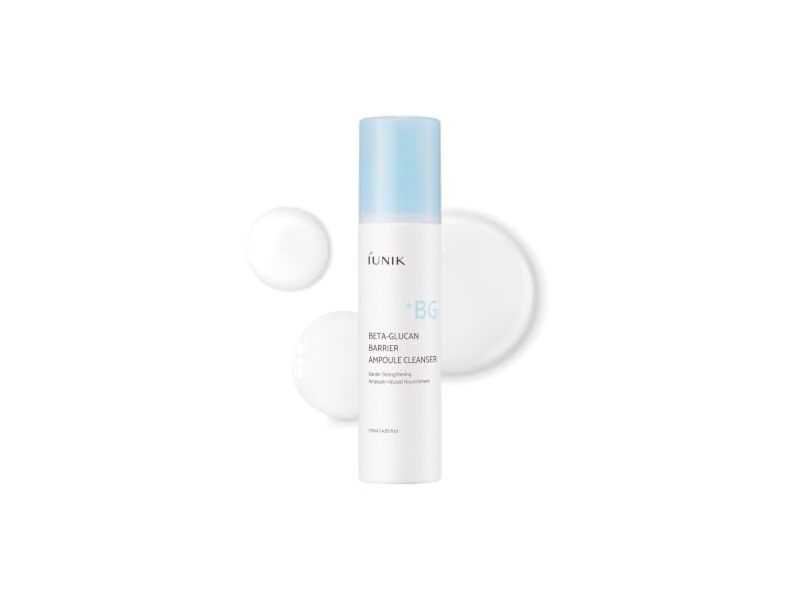 iUNIK Beta-Glucan Barrier Ampoule Cleanser, 4.05 fl oz/120 mL