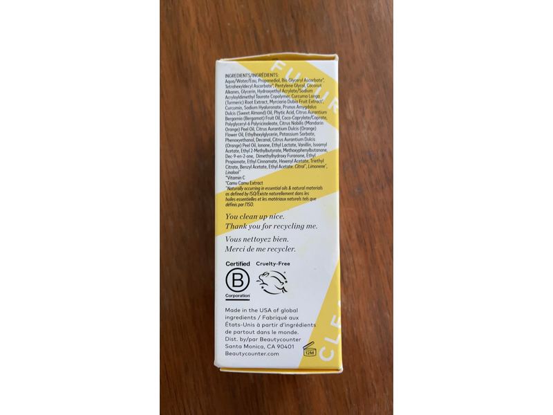 Beautycounter Counter+ All Bright C Serum, 0.5 fl oz/15 mL