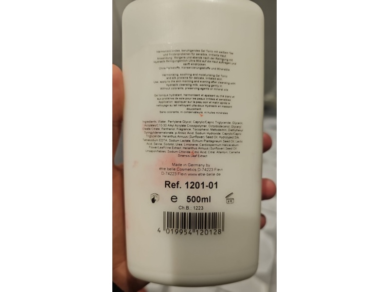 Etre Belle Sensiplus+ Hydrasilk Gel Tonic, 17 fl oz/500 mL