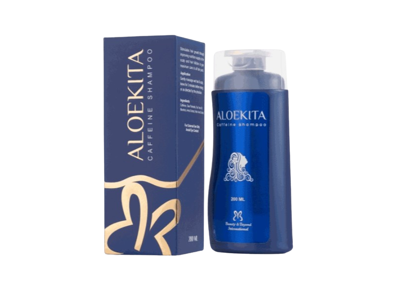 Beauty & Beyond International Aloekita Caffeine Shampoo, 200 mL