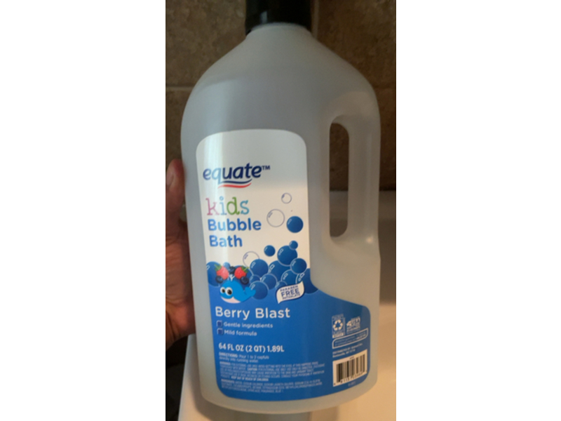 Equate Kids Bubble Bath, Berry Blast, 64 fl oz / 1.89 L