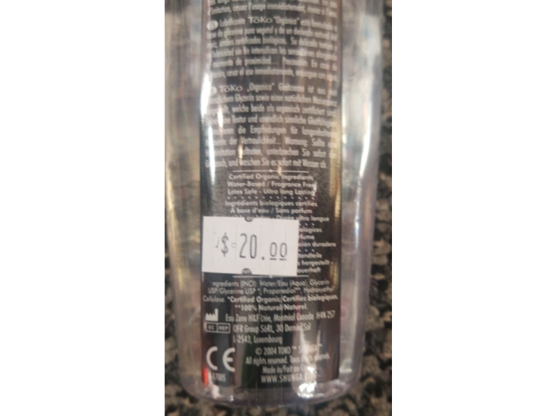 Shunga Toko Organica Silky Lubricant, 5.5 fl oz/165 mL