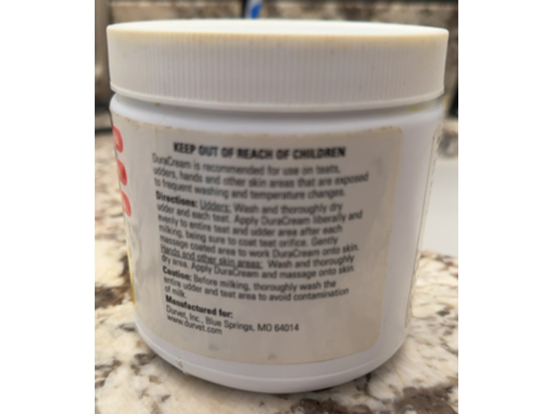 Durvet DuraCream Emollient & Barrier Cream, 16 oz/454 g