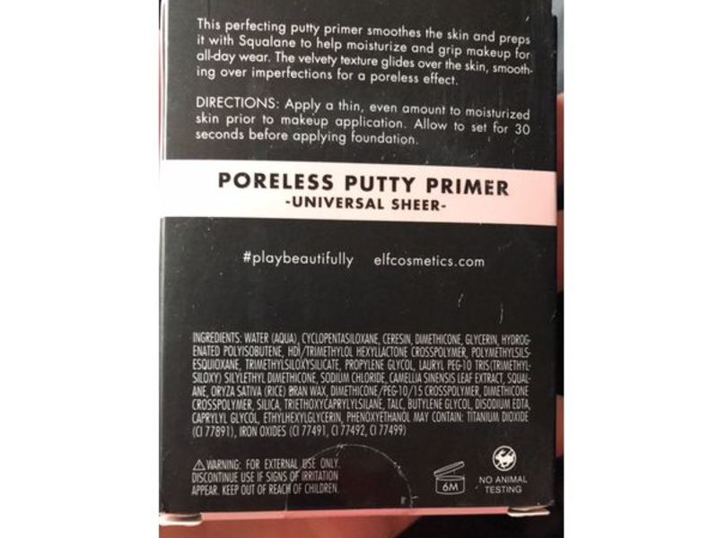 e.l.f. Cosmetics Poreless Putty Primer, 0.74 oz