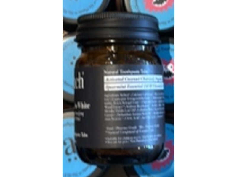 Natch Natural Toothpaste Tabs, So Black So White, 85 Count