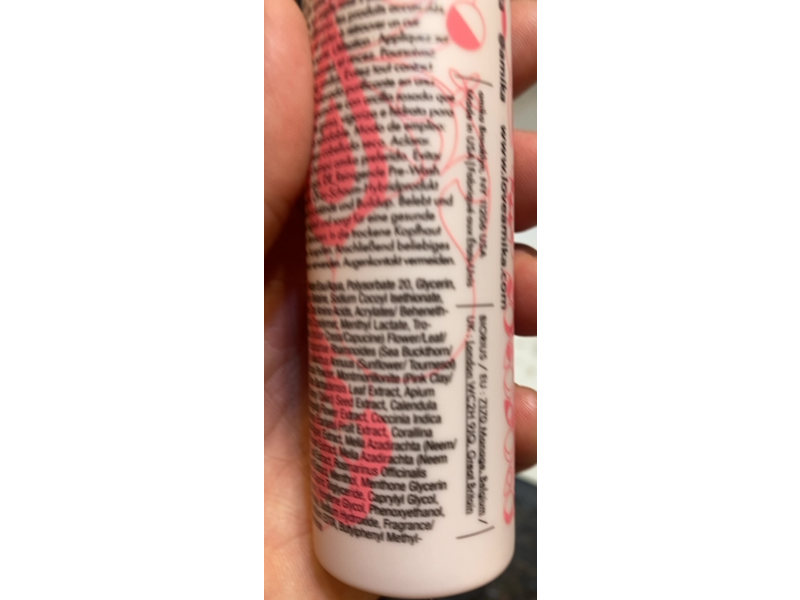 Amika Reset Scalp Cleansing Oil, Pink Charcoal, 2 fl oz/60 mL