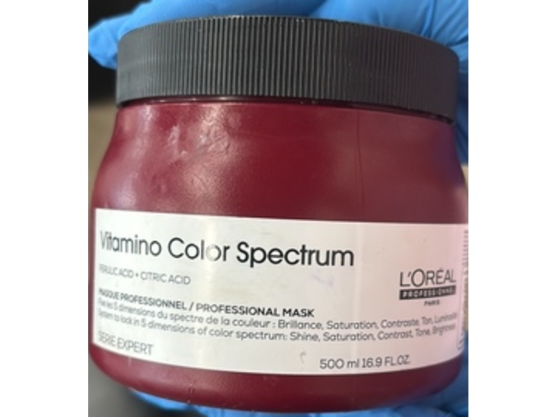 L'Oreal Vitamino Color Spectrum Mask, Ferulic Acid+Citric Acid, 16.9 fl oz/500 mL