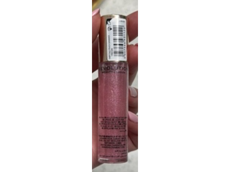 Makeup Revolution Glass Kiss Lip Oil, Fairytale, 0.18 fl oz/5.5 mL