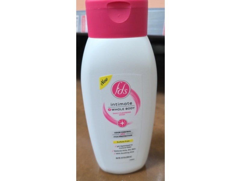 Fds Intimate + Whole Body Daily Cleansing Wash, Odor Control + Itch Protection, 10 fl oz/296 mL