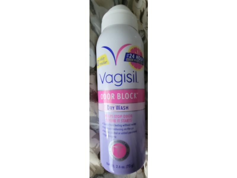 Vagisil Odor Block Dry Wash, 2.6 oz/73 g