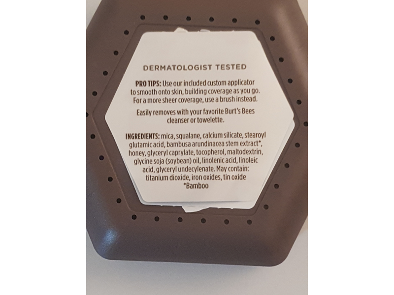 Burt's Bees Mattifying Powder Foundation, 1120 Bamboo, 0.3 oz/8.5g