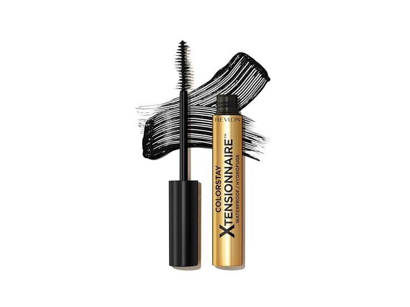 Revlon ColorStay Xtensionnaire Lengthening Mascara, Black Waterproof, 0.27 fl oz/8 mL
