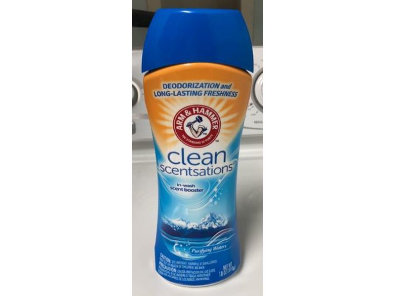 Arm & Hammer Clean Scentsations In-Wash Scent Booster, Purifying Waters, 18 oz/510 g