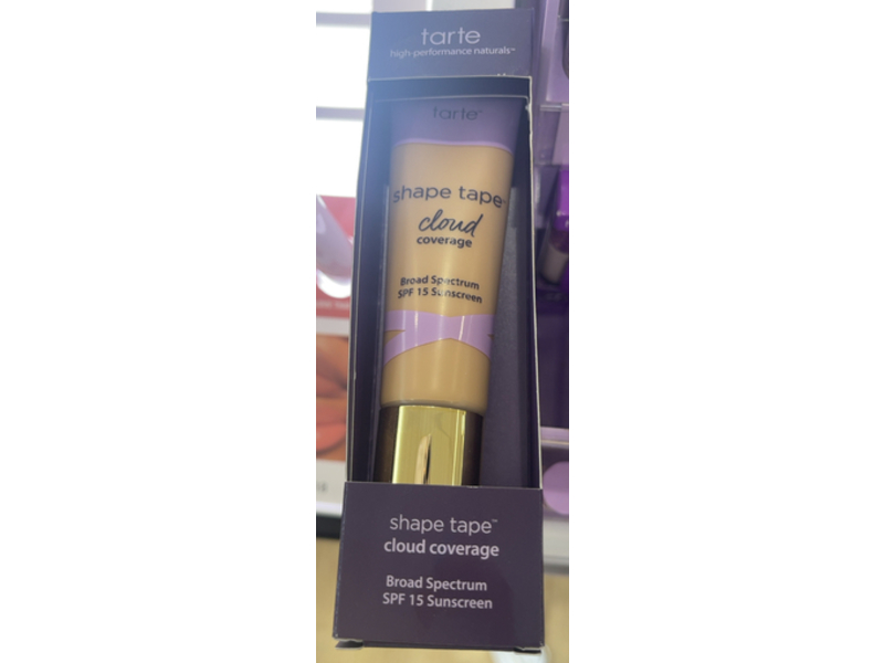 Tarte Shape Tape Cloud Coverage Foundation, 27S Light, SPF 15, 1 fl oz/30 mL