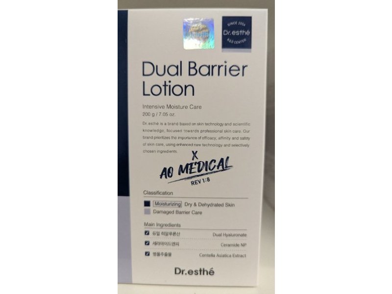 Dr.esthe Dual Barrier Lotion, 7.05 oz/200 g