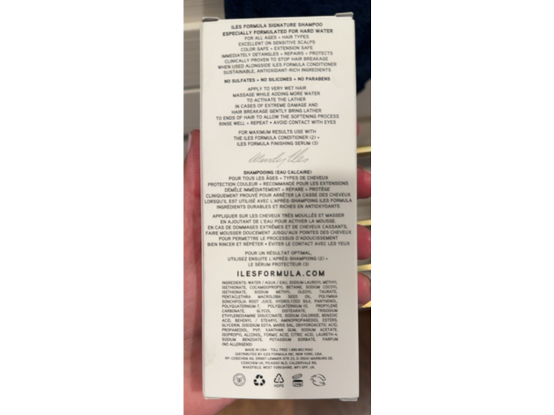 Iles Formula Hard Water Shampoo, 6.8 fl oz/200 mL