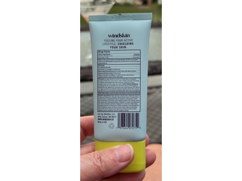 Windskin Invisible Mineral Sunscreen, SPF 30, 1.7 fl oz/150 mL