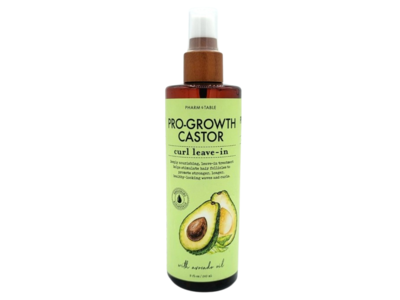 Pharm To Table Pro-Growth Castor Curl Leave-In, Avocado Oil, 8 fl oz/240 mL