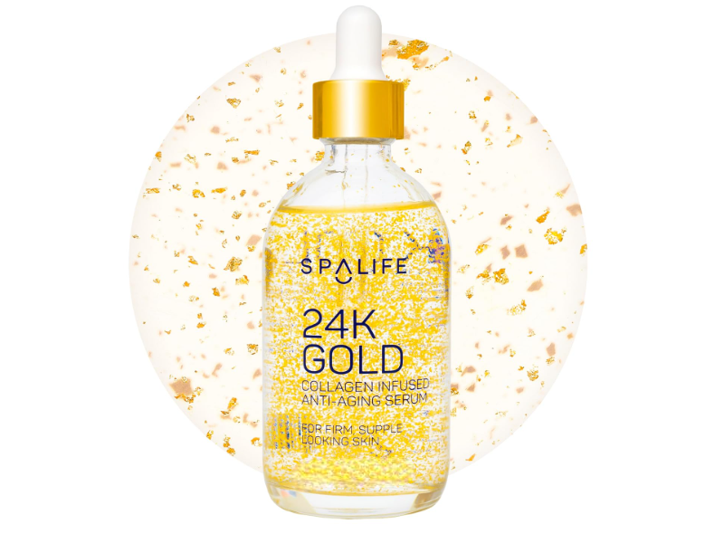 Spalife Collagen Infused Anti-Aging Serum, 24k Gold, 1 fl oz/30 mL