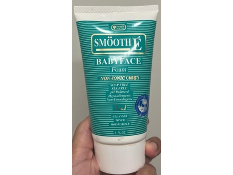 Smooth E Babyface Foam, 4 fl oz