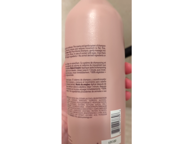 Pureology Pure Volume Conditioner / Revitalisant, 33.8 fl oz/ 1 L