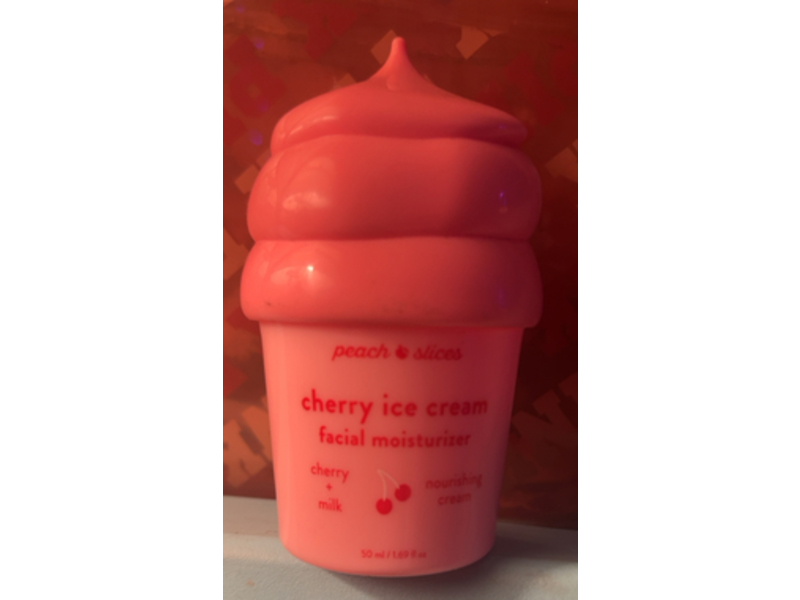 Peach & Lily Facial Moisturizer, Cherry Ice Cream, 1.69 fl oz/50 mL