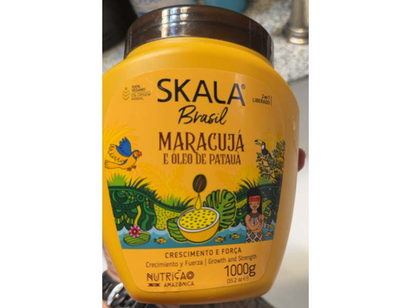 Skala Brasil Treatment Cream, Passion Fruit & Pataua Oil, 35.2 oz/1000 g