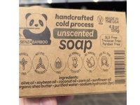Senza Bamboo Hand Crafted Cold Process Soap, Unscented, 4.8 oz/136 g - Image 4
