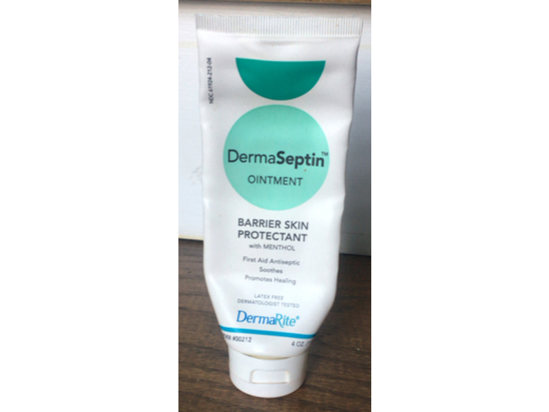 Dermarite Dermaseptin Ointment, Menthol, 4 oz/113 g