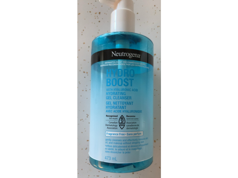 Neutrogena Hydro Boost Hydrating Gel Cleanser, Hyaluronic Acid, 473 mL