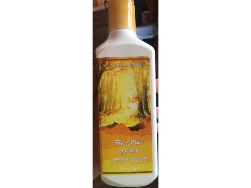 Bath & Body Works Gentle Gel Hand Soap, Fall Citrus Harvest, 8 fl oz/236 mL
