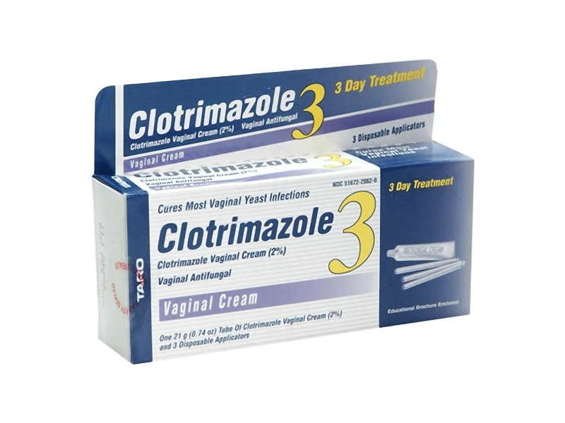 Clotrimazole Vaginal Cream 2, 45 grams, Taro Pharmaceuticals (RX) Ingredients and Reviews