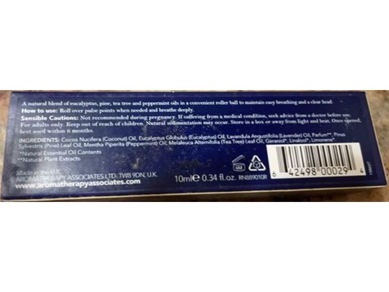 Aromatherapy Associates Support Breathe, 0.34 fl oz/10 mL