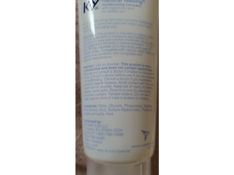 Ky Natural Feeling Hydrate Lubricant, 3.38 fl oz/100 mL