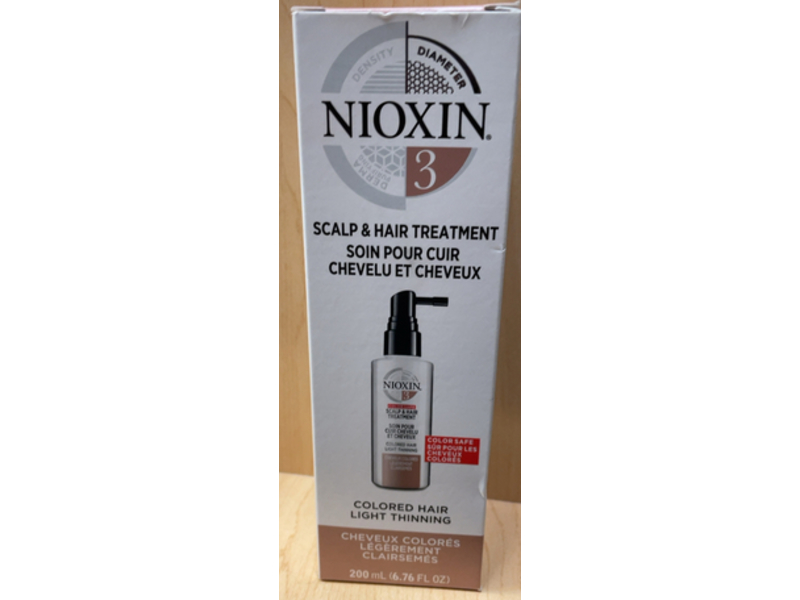Nioxin System 3 Scalp & Hair Leave-In Treatment, 6.76 fl oz/200 mL