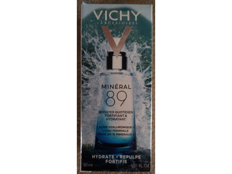 Vichy Laboratories Mineral 89 Fortifying & Hydrating Daily Skin Booster, 1.01 fl oz/30 mL