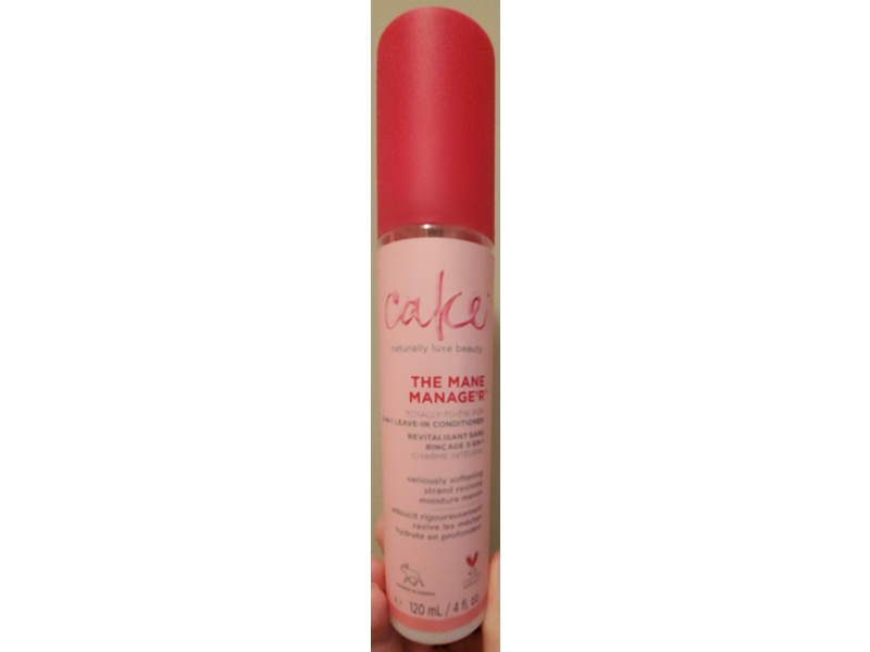 Cake Beauty The Mane Manager 3-In-1 Leave In Conditioner, 4 fl oz/120 mL