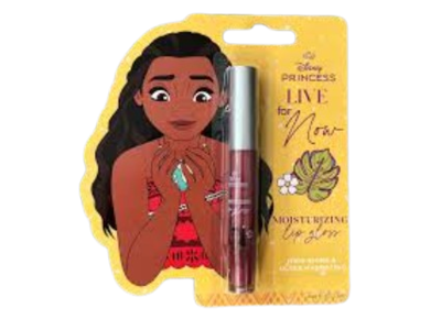 Disney Princess Live For Now Moisturizing Lip Gloss, 0.08 fl oz/2.9 mL