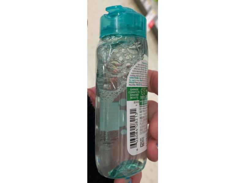 Garnier Skin Active Micellar Cleansing Water, Hyaluronic Acid Aloe, 3.4 fl oz/100 mL