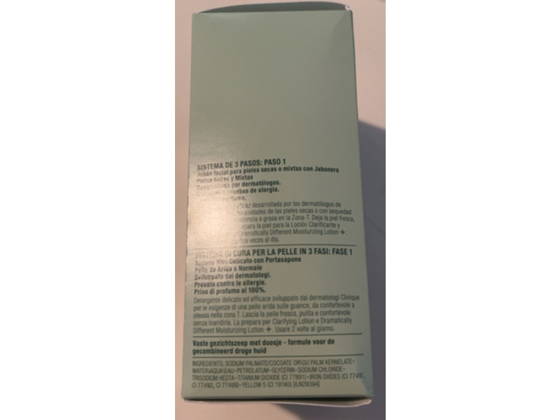 Clinique Facial Soap Mild with Dish, 5.2 oz/150 mL