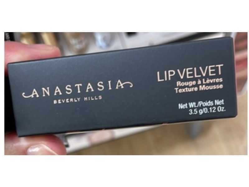 Anastasia Beverly Hills Lip Velvet, Peachy Nude, 0.12 oz/3.5 g