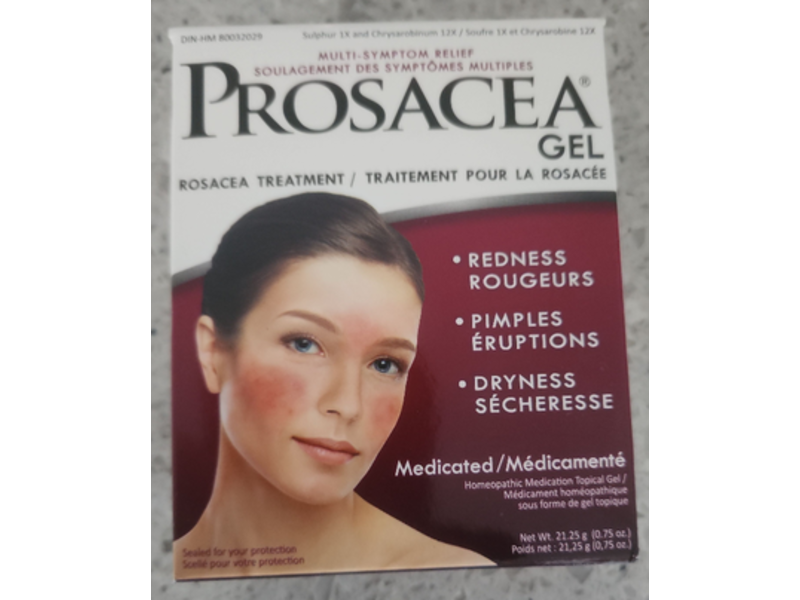 Prosacea Medicated Rosacea Gel, 0.75 oz/21.25 g, Pack Of 2