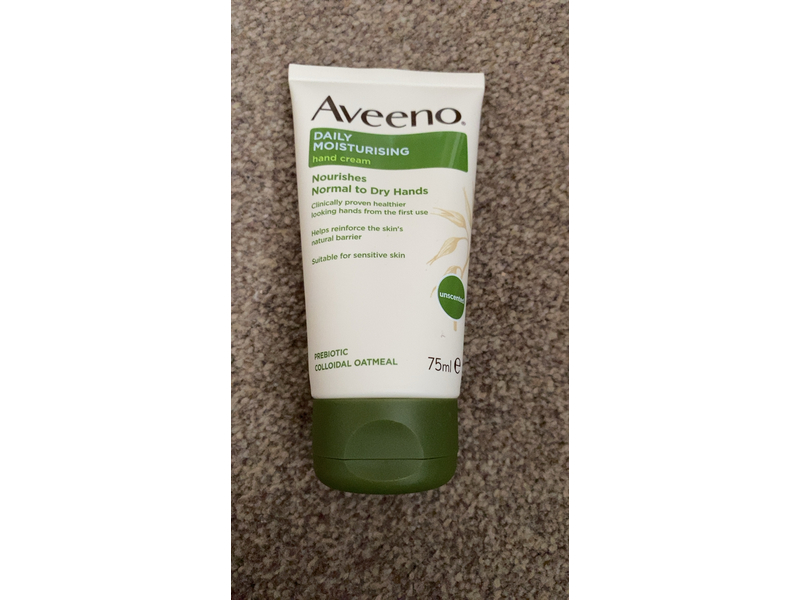 Aveeno Daily Moisturizing Hand Cream, Unscented, 75 mL