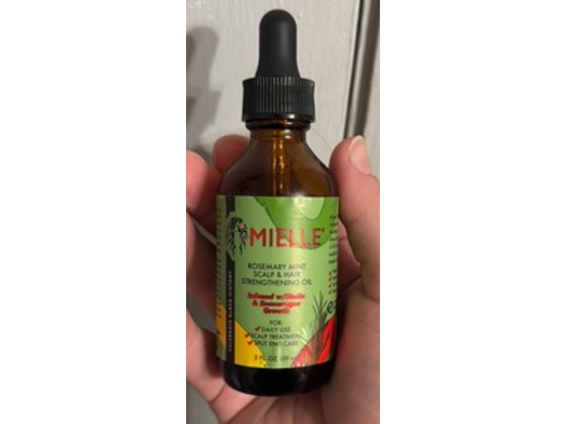 Mielle Scalp & Hair Strengthening Oil, Rosemary + Mint, 2 fl oz/59 mL