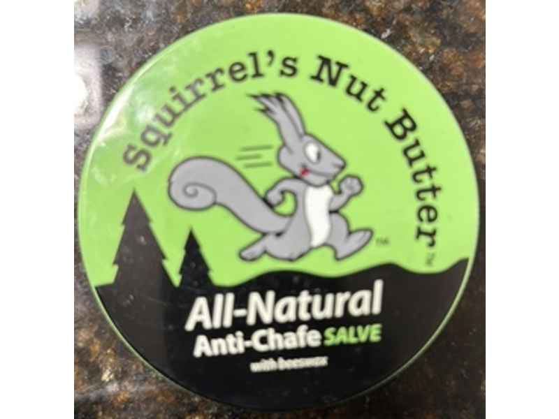 Squirrel's Nut Butter Anti-Chafe Tin, Beeswax, 4 oz/113 g