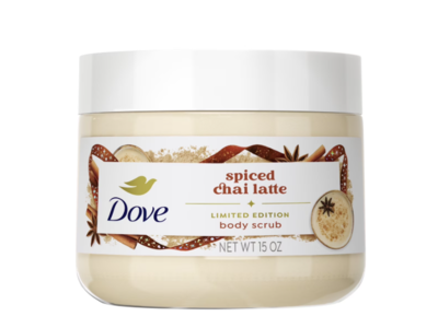 Dove Limited Edition Body Scrub, Spiced Chai Latte, 15 oz/425 g