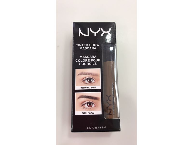 NYX Tinted Brow Mascara, Brunette, 0.22 fl oz