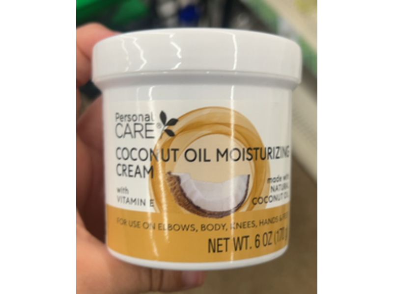 Personal Care Coconut Oil Moisturizing Cream, Vitamin E, 6 oz/170 g, Pack Of 2