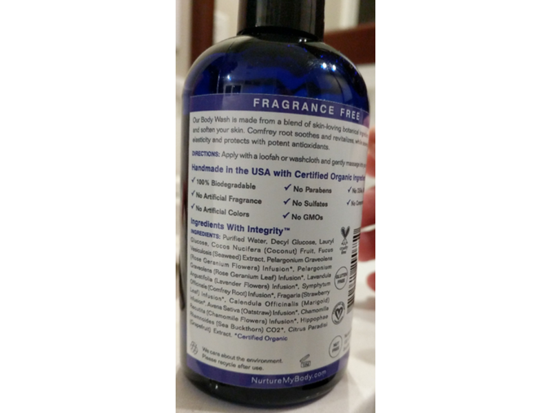 Nurture My Body Wash, Sulfate Free, 8 fl oz/260 mL
