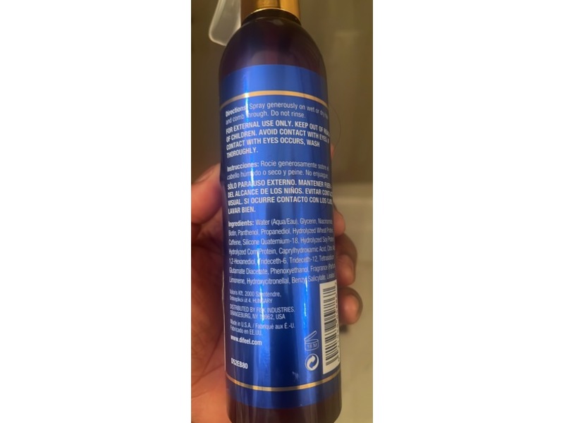 Difeel Elevated Biotin Pro-Growth Leave in Conditioning Spray 8 oz/237 mL